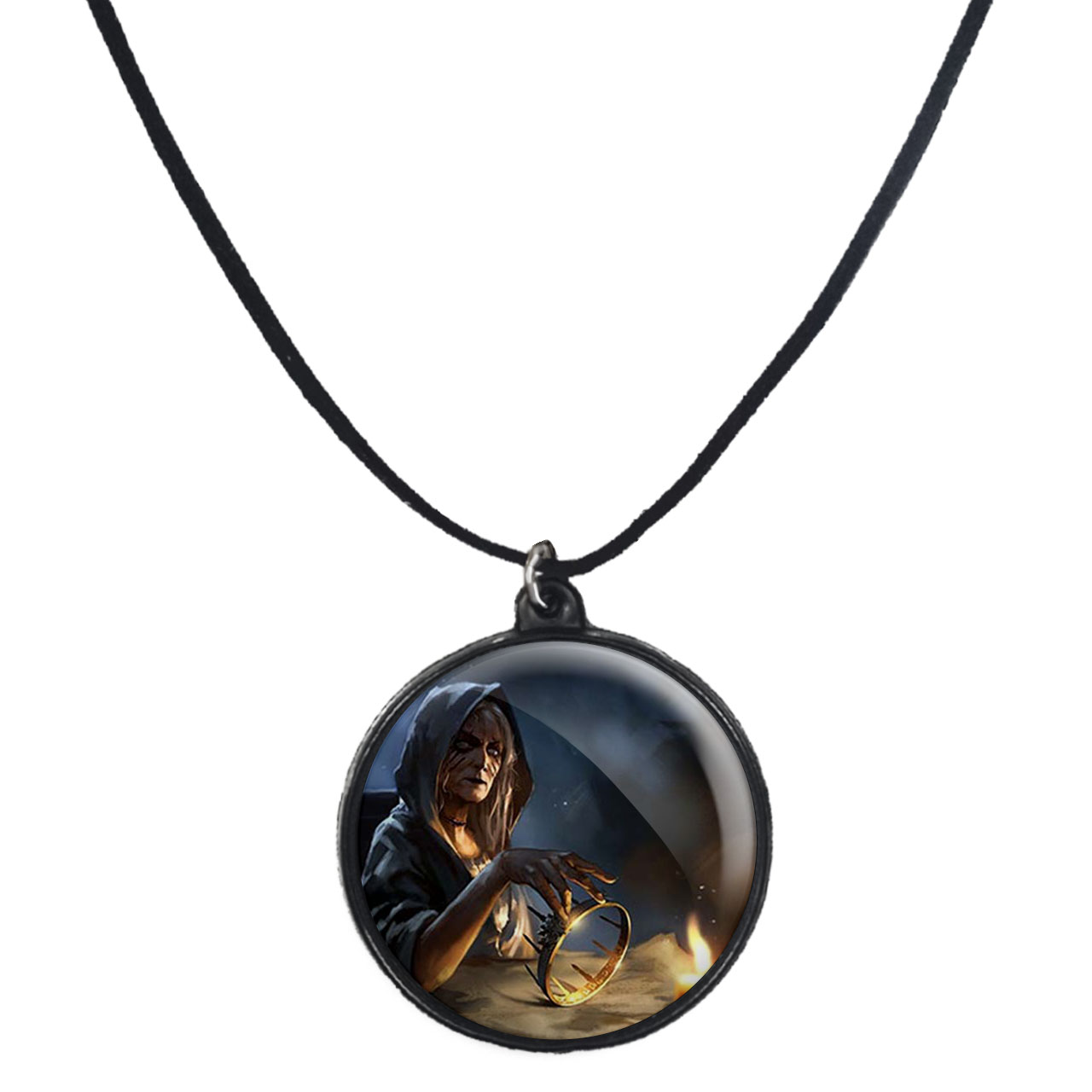 گردنبند پرمانه طرح اسکلت کد pmb.14647