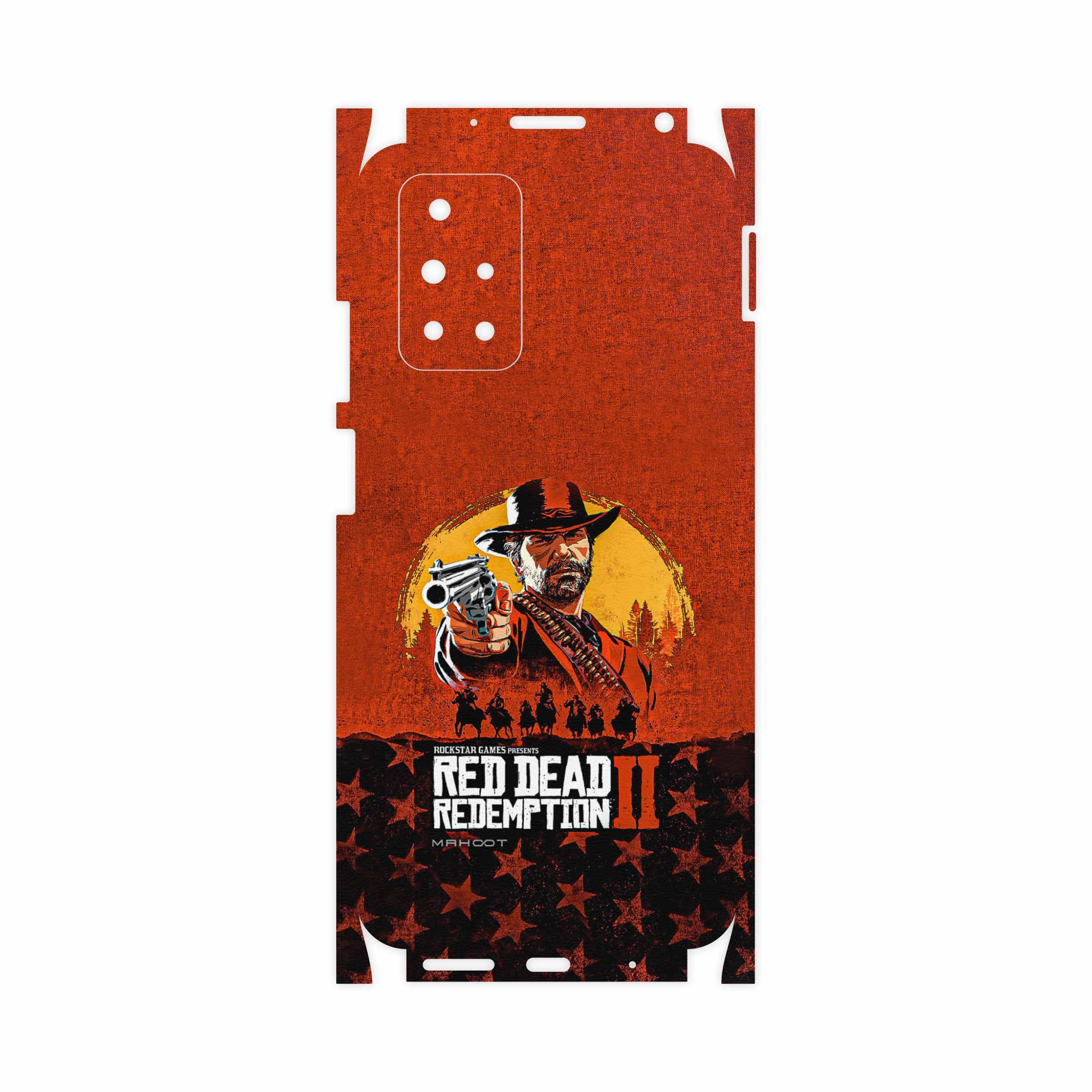 برچسب پوششی ماهوت مدل Red-Dead-Redemption-Game-FullSkin مناسب برای گوشی موبایل شیائومی Redmi 10