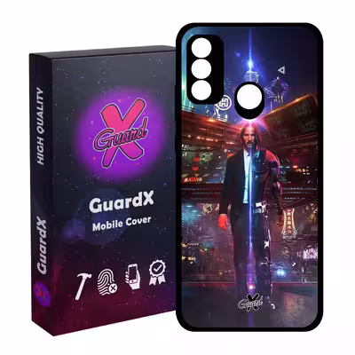 کاور گارد ایکس طرح John Wick مدل Glass10077 مناسب برای گوشی موبایل هوآوی P Smart 2020
