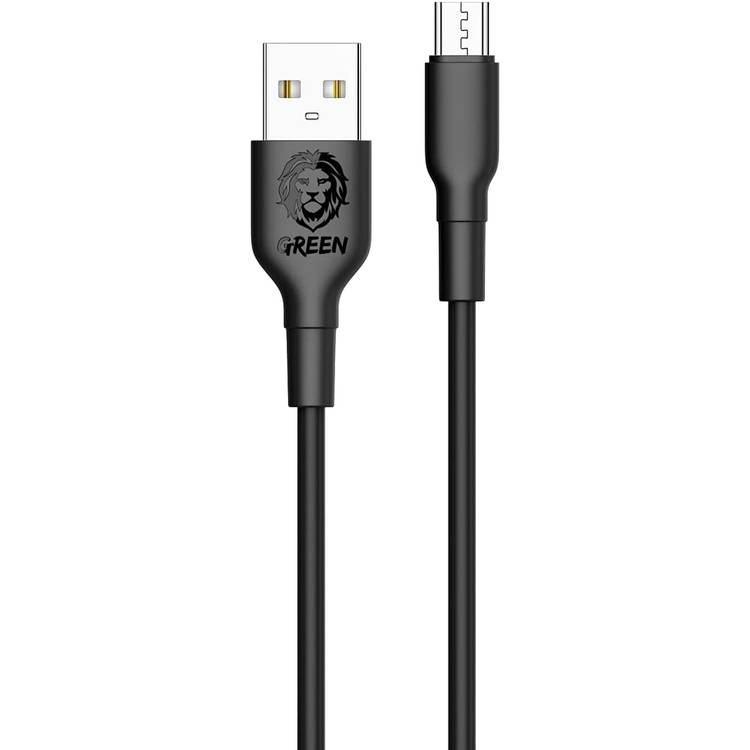 کابل تبدیل USB به micro USB گرین جنس PVC با طول 3 متر
