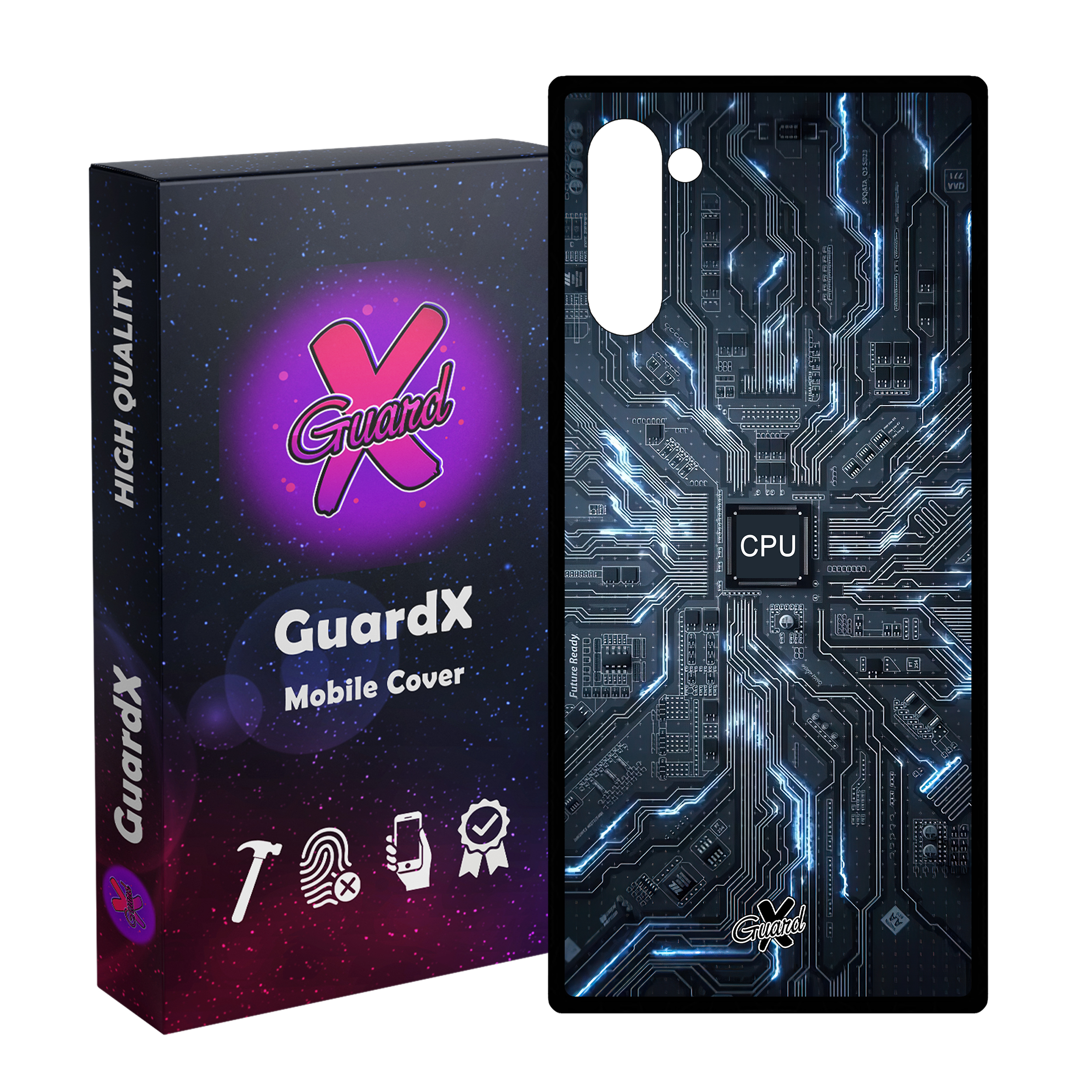 کاور گارد ایکس طرح CPU مدل Glass10504 مناسب برای گوشی موبایل سامسونگ Galaxy Note 10