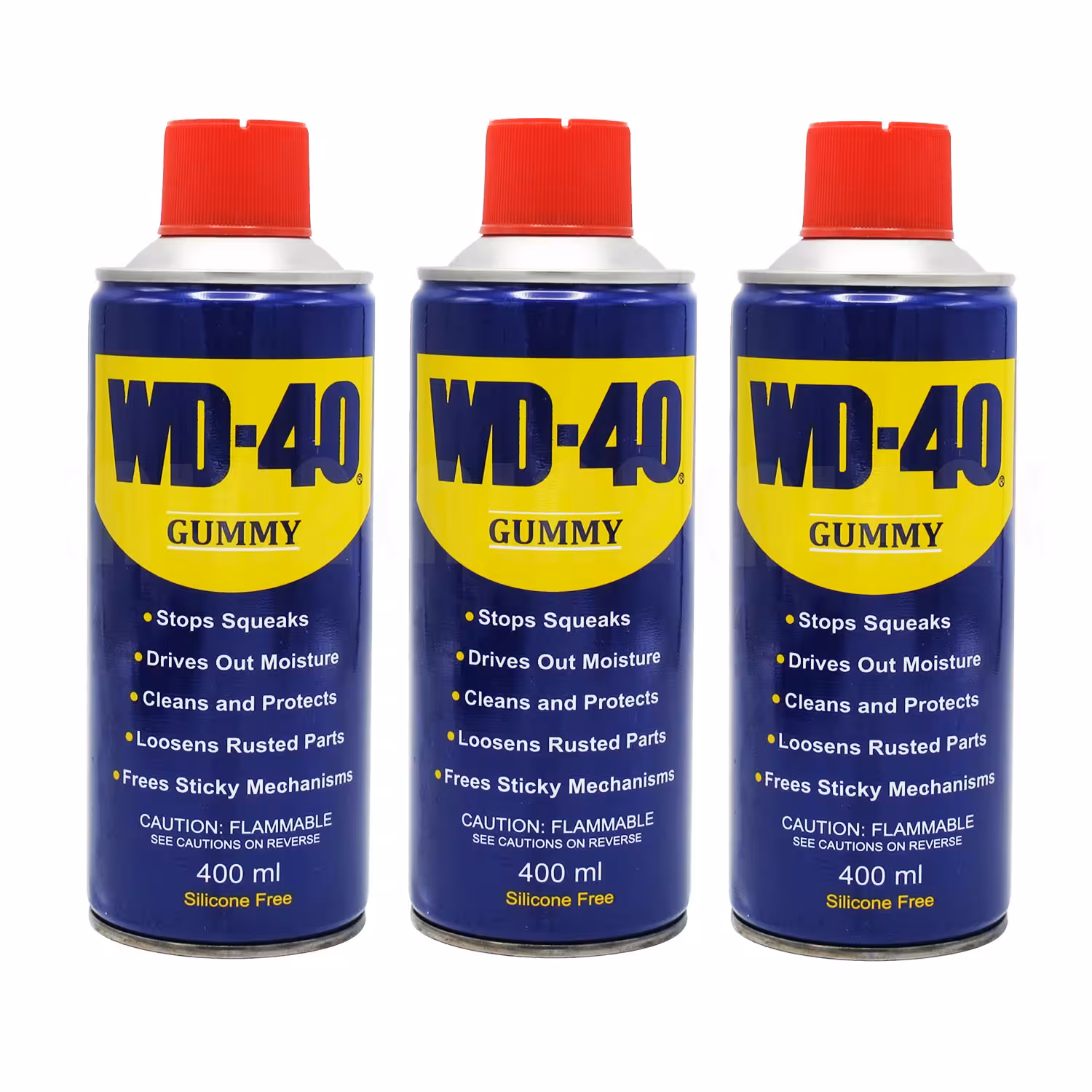 اسپری روان کننده گامی مدلWD-40 حجم 400 میلی لیتر بسته سه عددی