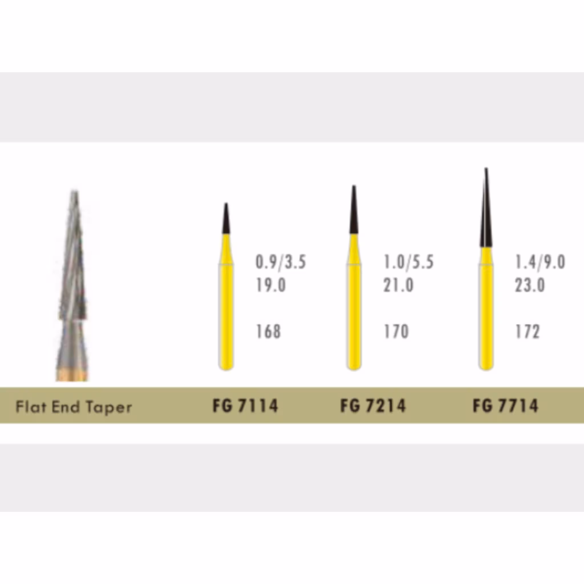 فرز کارباید ATD Flat End Taper