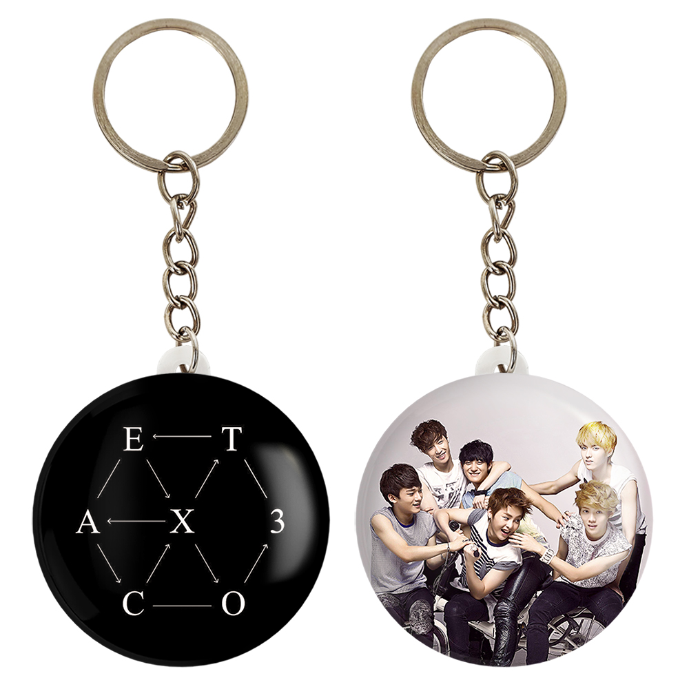 جاکلیدی خندالو مدل گروه EXO کد 1365613652 مجموعه 2 عددی