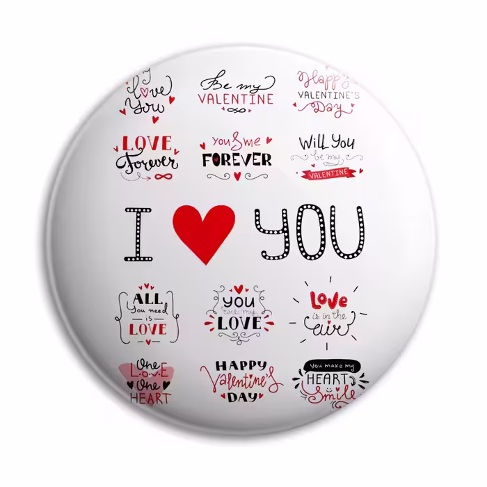 پیکسل پرمانه طرح I Love you کد pm.5411