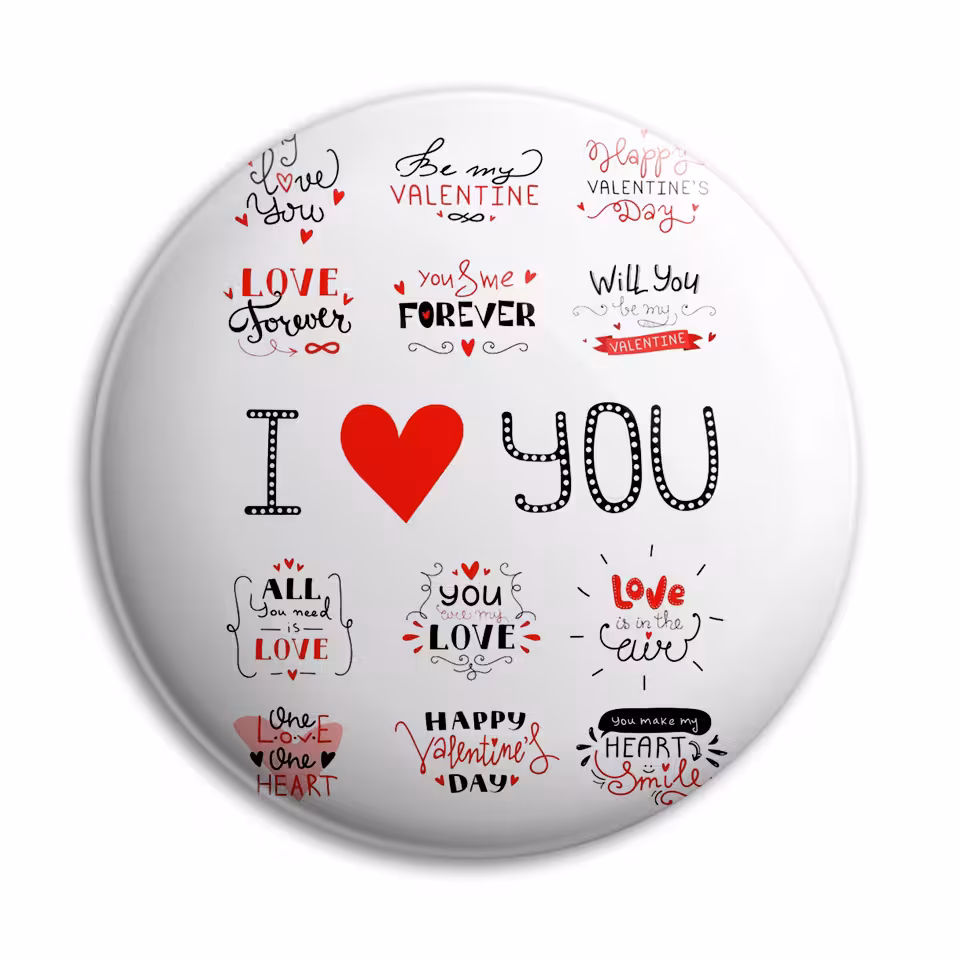 پیکسل پرمانه طرح I Love you کد pm.5411
