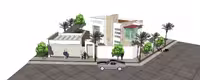 پروژه آماده سه بعدی خانه ویلایی در اسکچاپSKETCHUP
