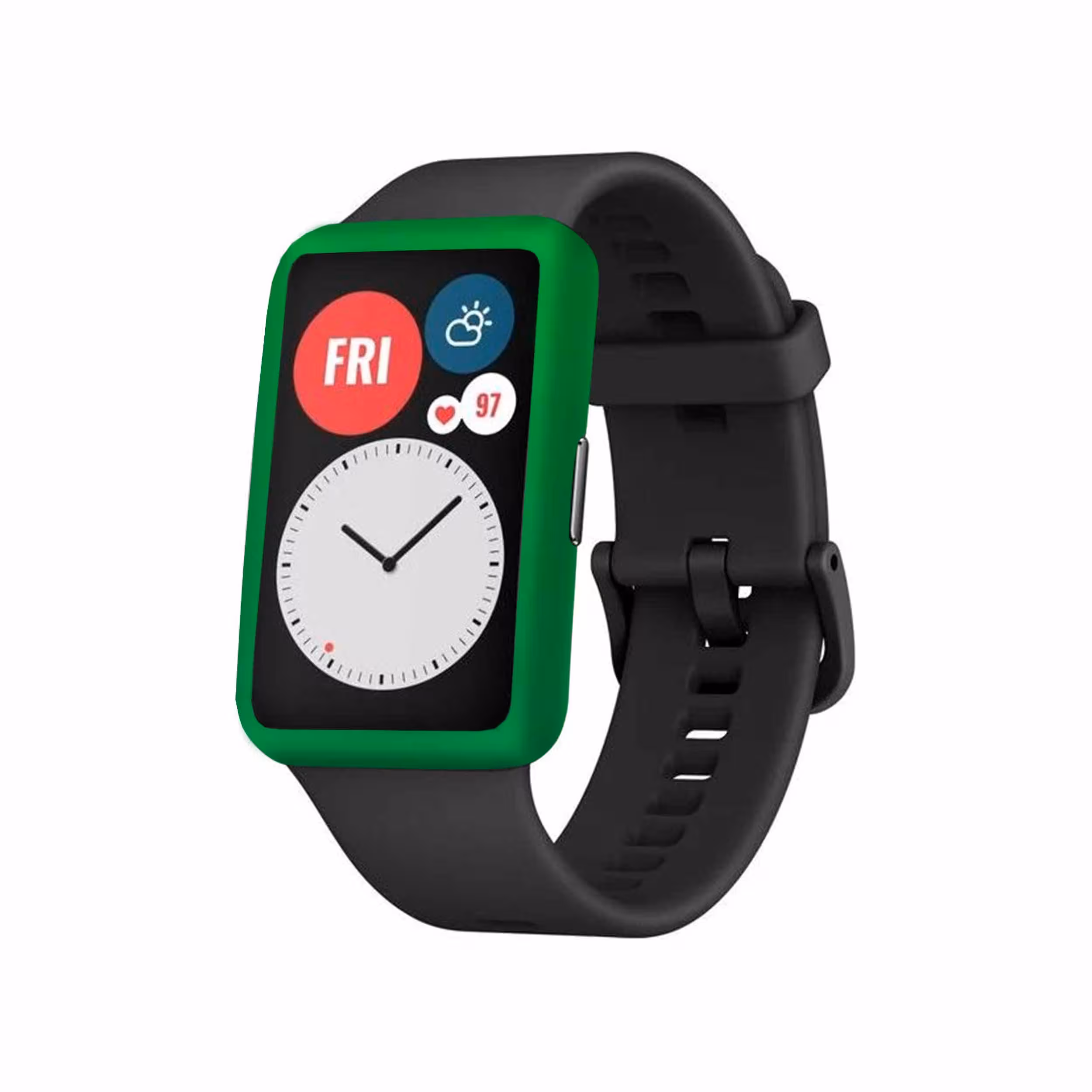 برچسب ماهوت طرح Matte Green مناسب برای ساعت هوشمند هوآوی Watch Fit