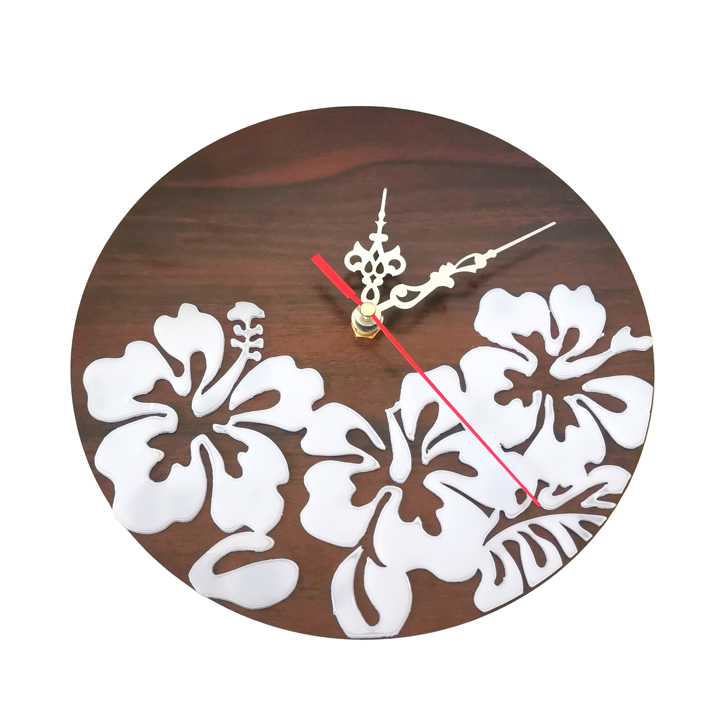 ساعت دیواری طرح گل