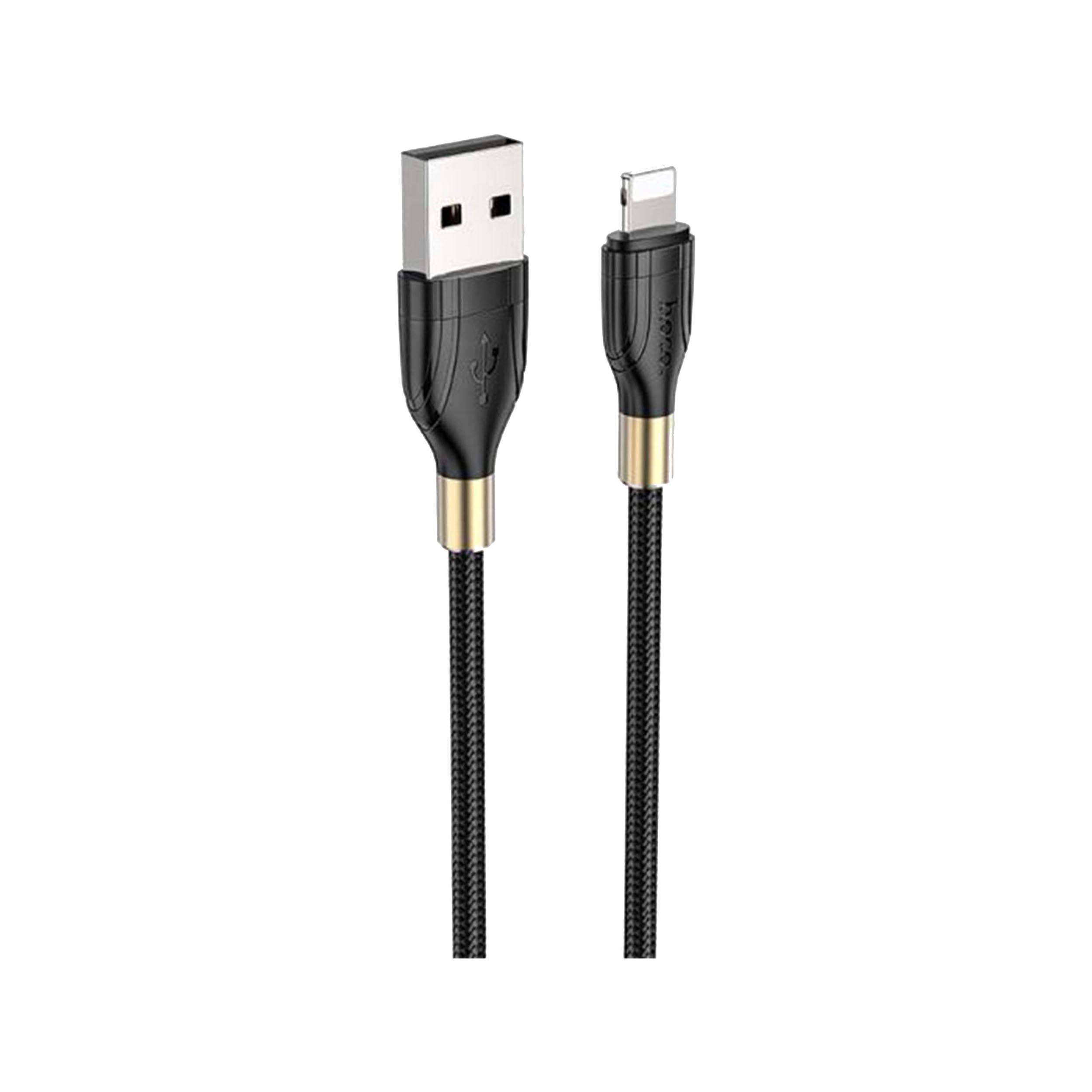 کابل تبدیل USB به لایتنینگ هوکو مدل U92 طول 1.2 متر