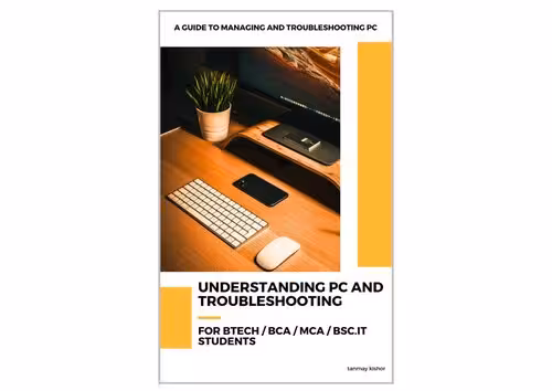 خرید و دانلود نسخه کامل کتاب Understanding PC and Troubleshooting: A Guide To Managing And Troubleshooting PC