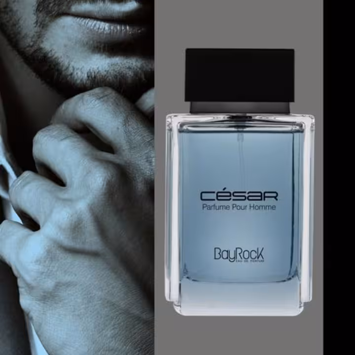 ادکلن مردانه Bay rock مدل Cesar با رایحه ورساچه پور هوم