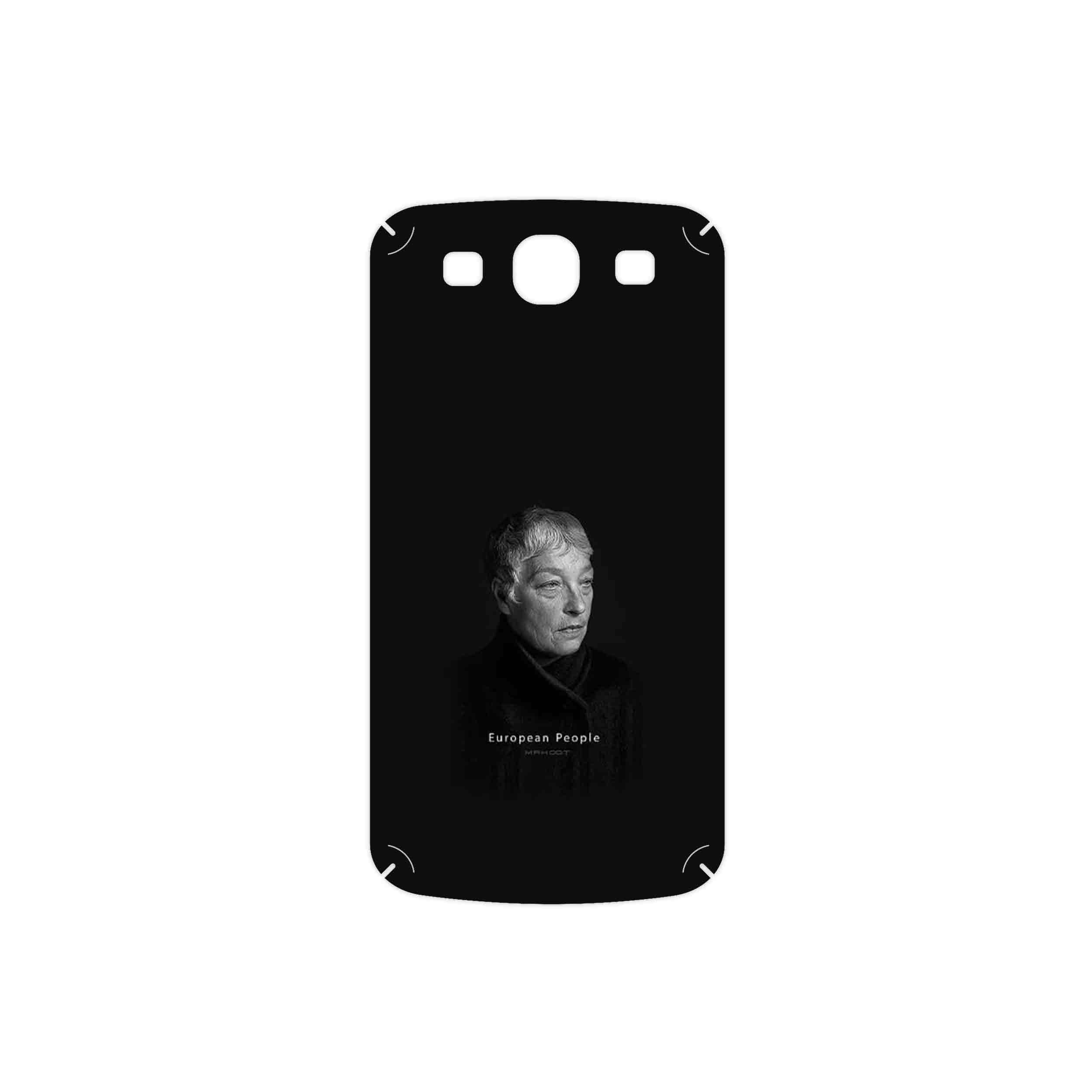 برچسب پوششی ماهوت مدل Portrait of a European Woman مناسب برای گوشی موبایل سامسونگ Galaxy S3 Neo