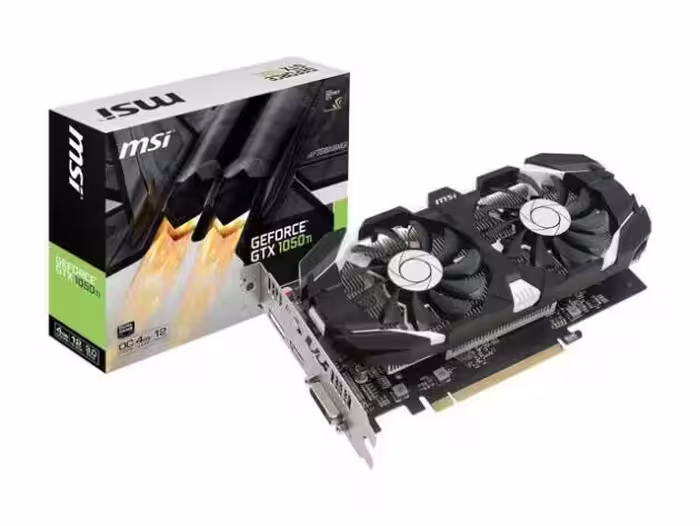 کارت گرافیک ام اس ای GTX 1050 Ti 4GT OC