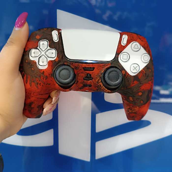 کاور دسته ps5 طرح زامبی