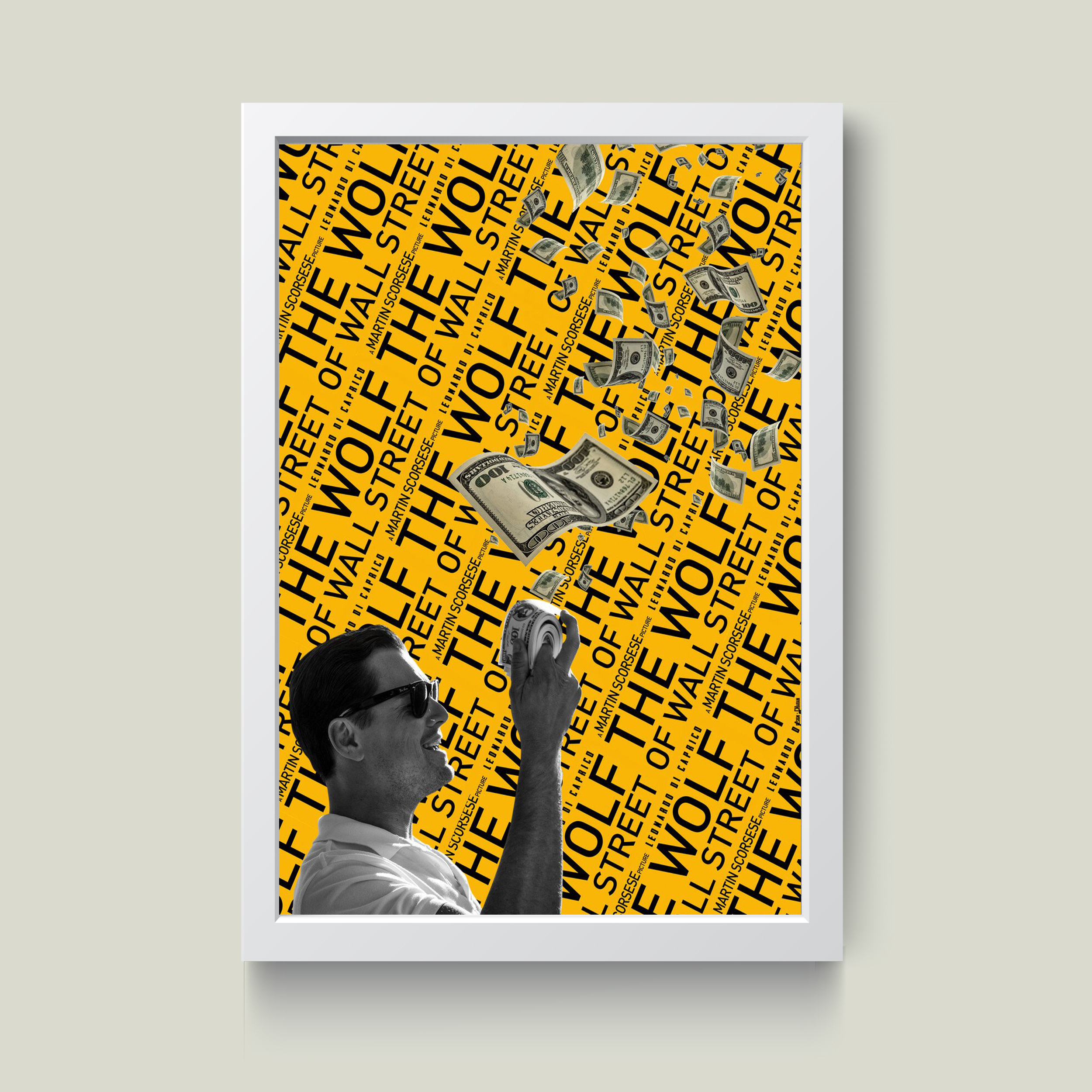 تابلو مدل گرگ وال استریت کدG12-50