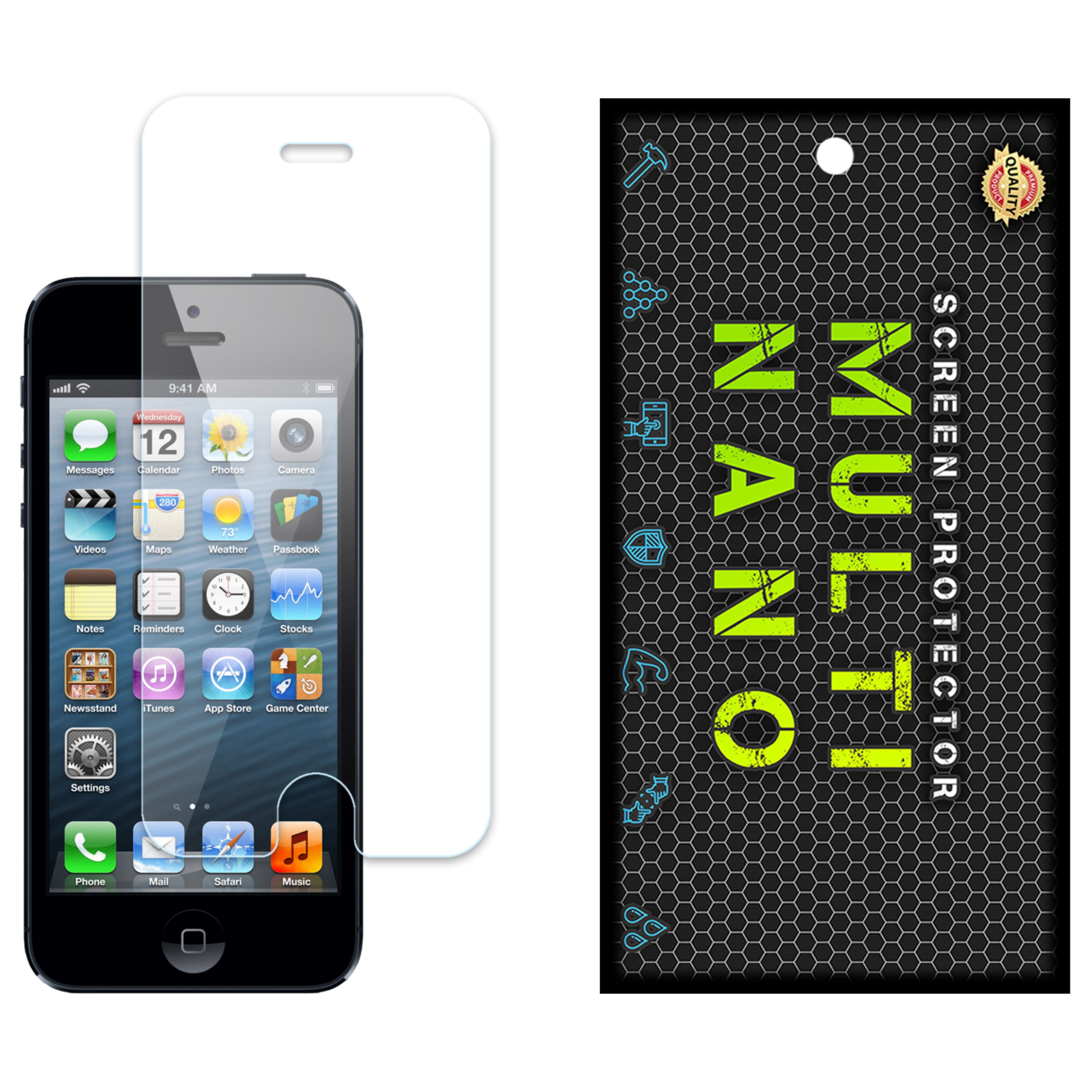 محافظ صفحه نمایش MultiNano مدل X-S1N مناسب برای موبایل اپل iPhone 5