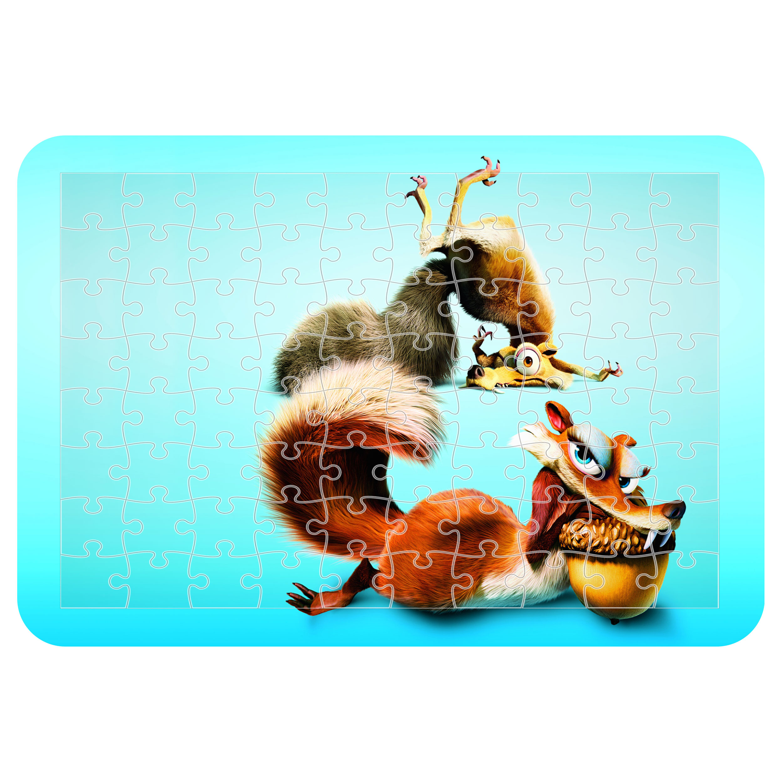 پازل 54 تکه اطلس آبی طرح عصر یخبندان مدل P1611