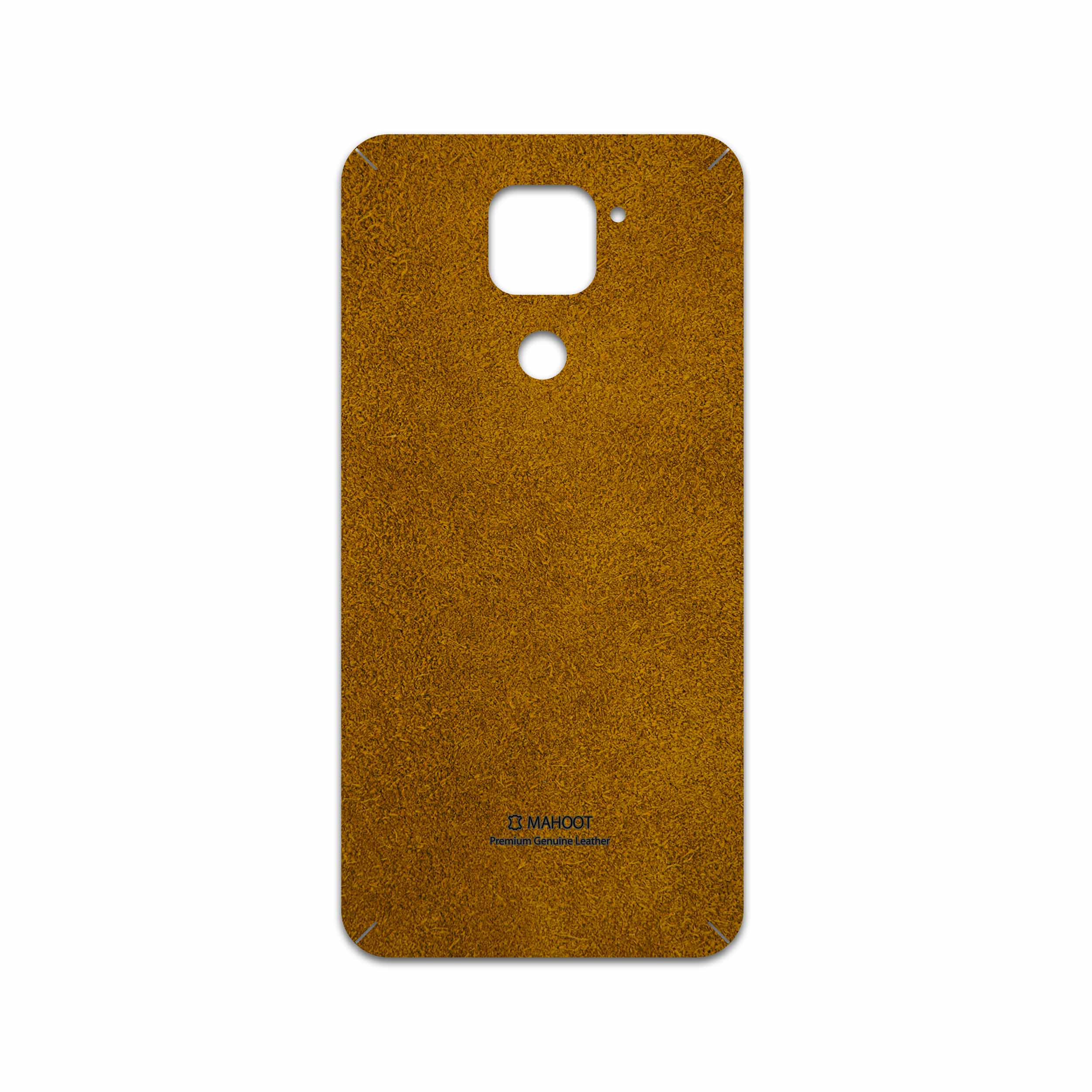 برچسب پوششی ماهوت مدل Brown-Chamois-Leather مناسب برای گوشی موبایل شیائومی Redmi 10X