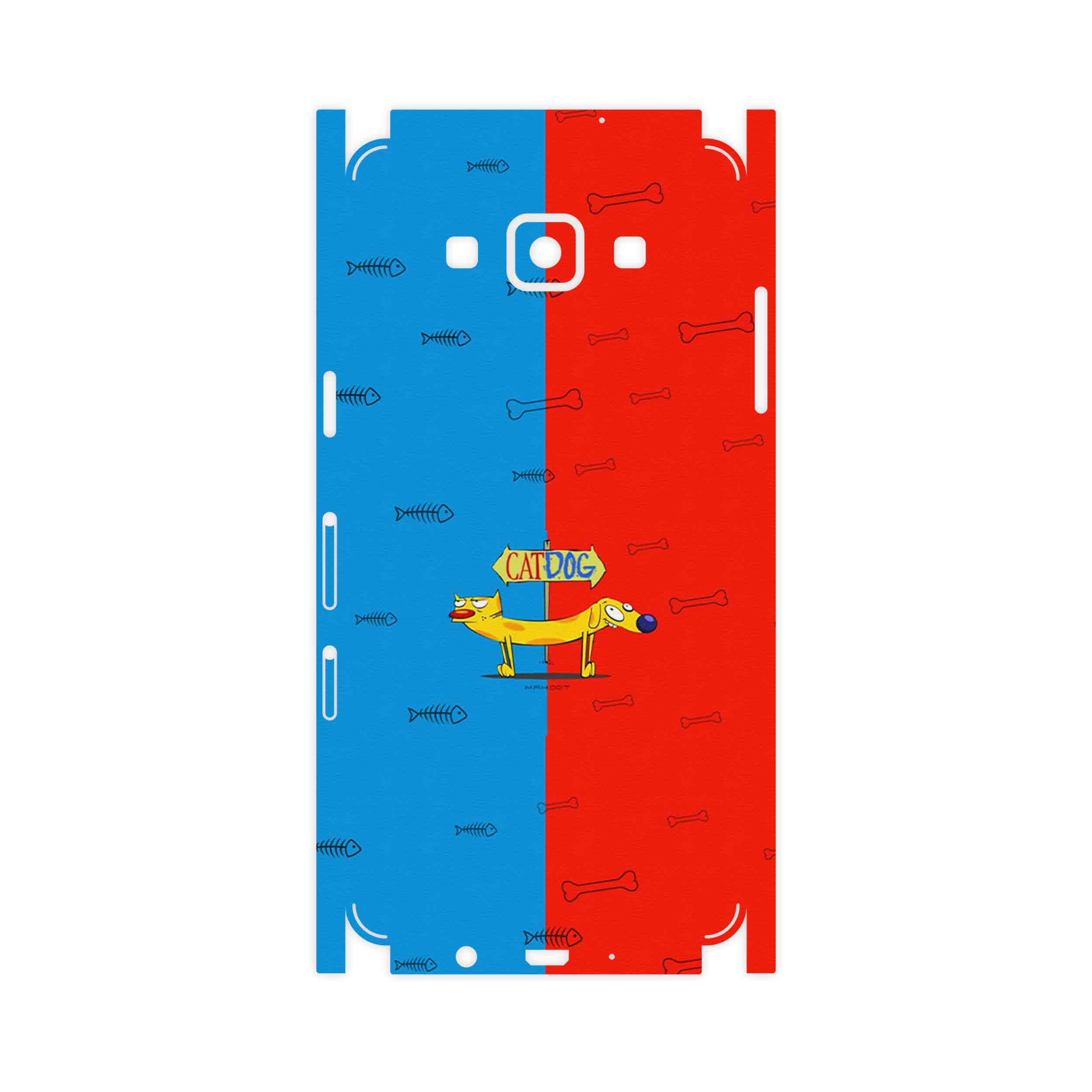 برچسب پوششی ماهوت مدل CatDog-FullSkin مناسب برای گوشی موبایل سامسونگ Galaxy A5 2015