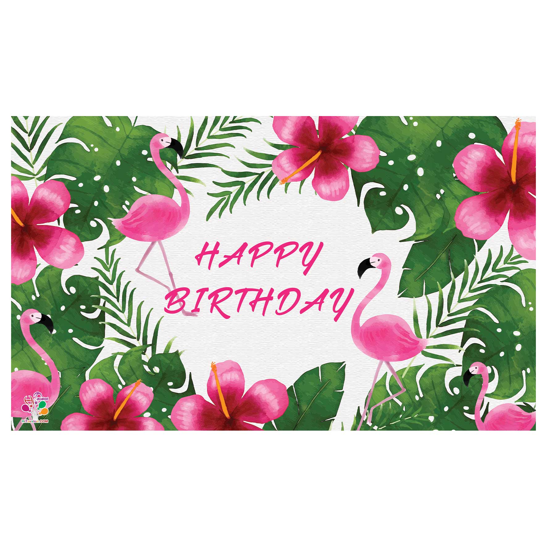  بنر تولد طرح فلامینگو کد 066