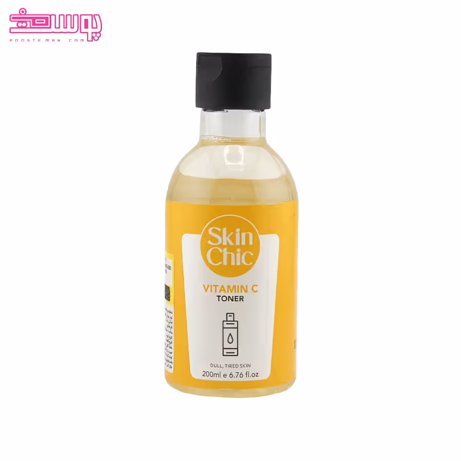 تونر روشن کننده ویتامین سی اسکین شیک حجم 200ml