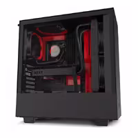 کیس ان زد ایکس تی NZXT H510 Matte Black/Red