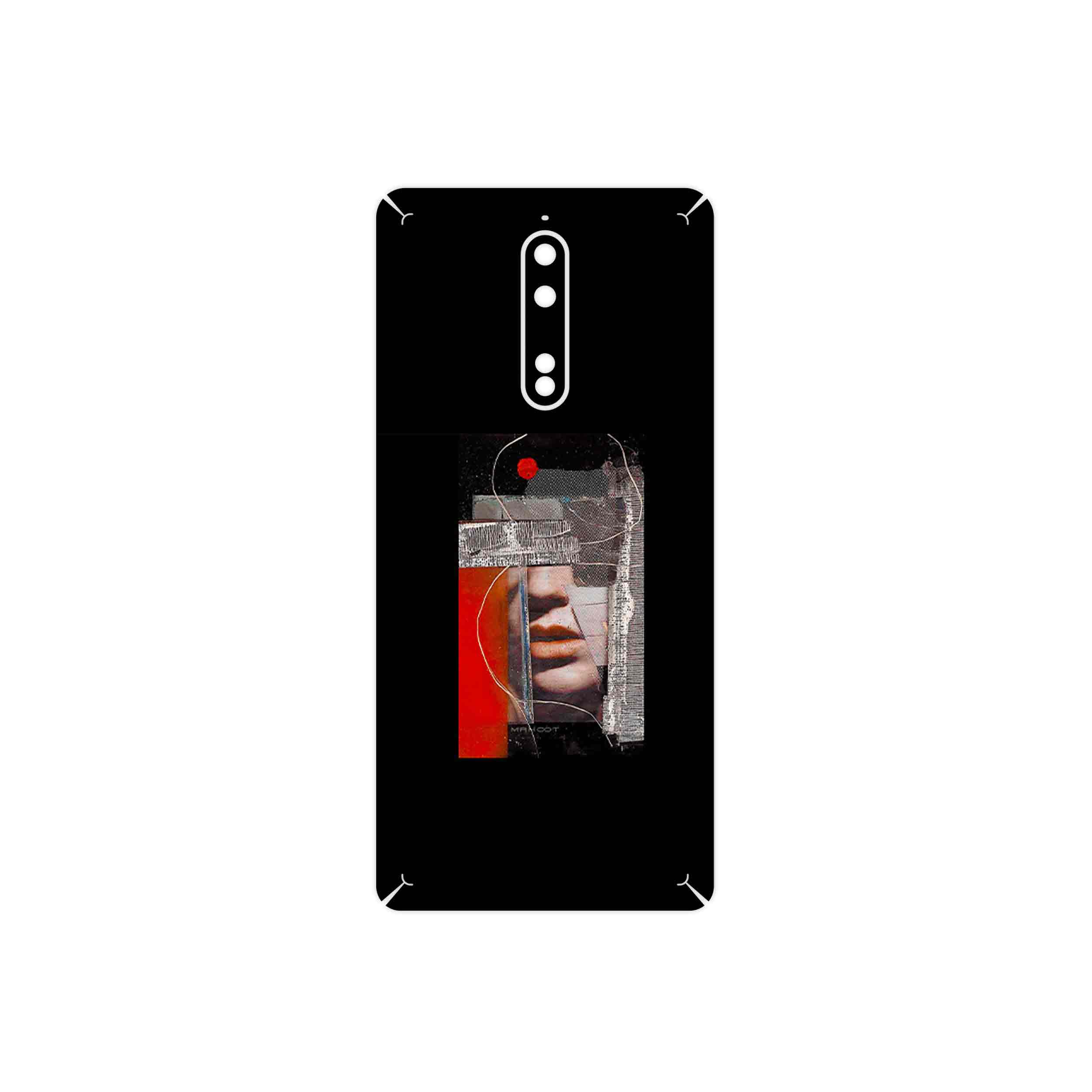 برچسب پوششی ماهوت مدل Collage of Mouth مناسب برای گوشی موبایل نوکیا 8