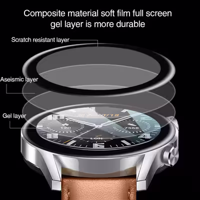 محافظ صفحه نمایش بادیگارد GT2 مناسب برای ساعت هوشمند هوآوی WATCH GT 2 LTN-B19 46 mm