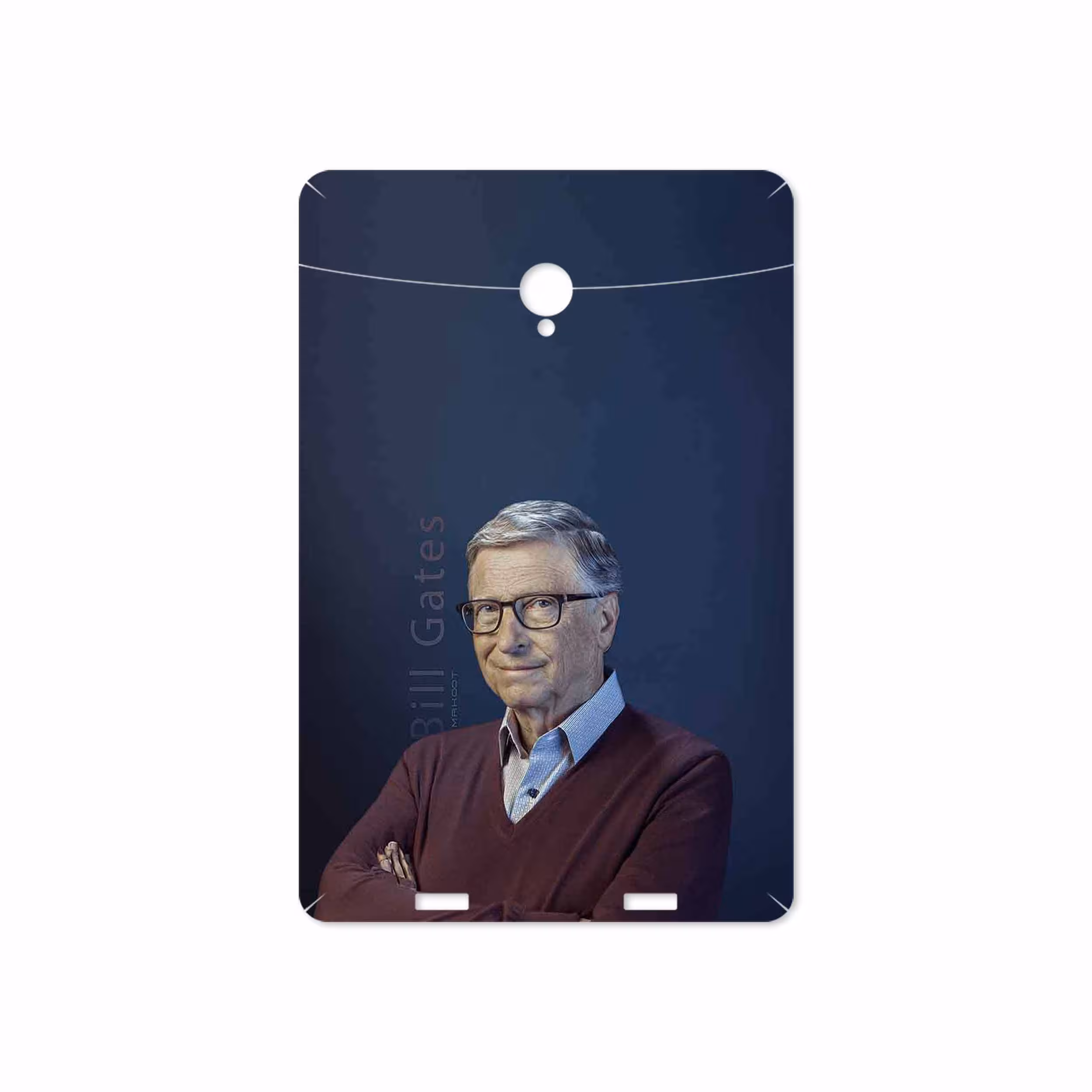 برچسب پوششی ماهوت مدل Bill Gates مناسب برای تبلت وریکو Unipad