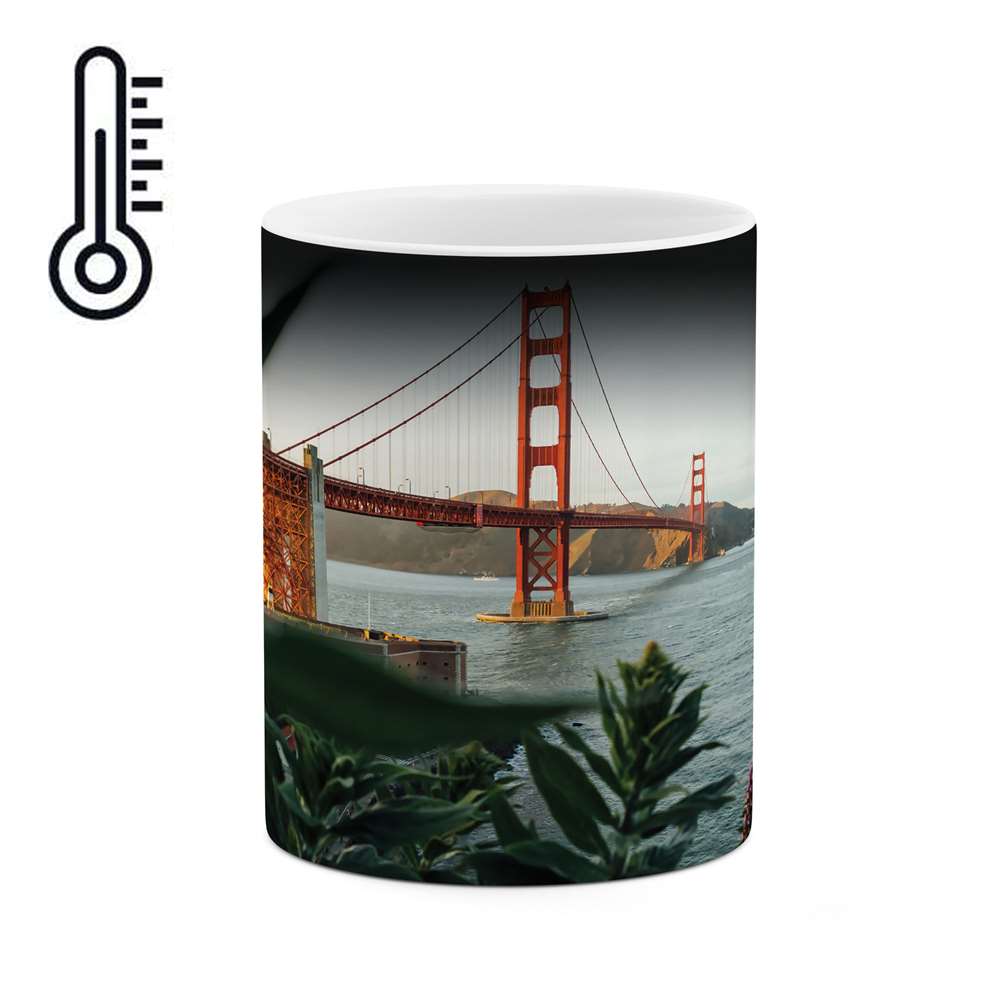 ماگ حرارتی طرح گلدن گیت مدل mgph02481