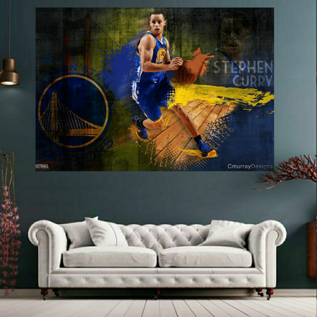 تابلو بوم طرح ستاره بسکتبال جهان مدل استفن کری کد SDB3920