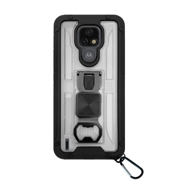 کاور یا قاب فشن مدل Anti Shock مناسب برای گوشی موبایل موتورولا Moto E7 به همراه قلاب آویز