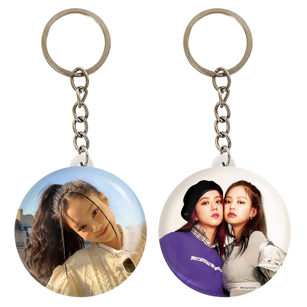 جاکلیدی خندالو مدل جیسو و جنی گروه بلک پینک BLACKPINK کد 1675816762 مجموعه 2 عددی