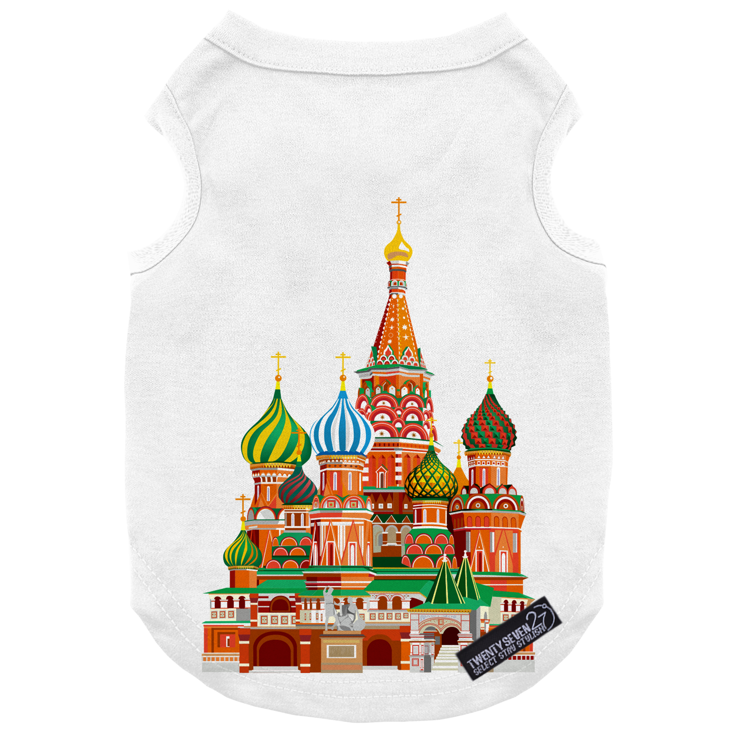 لباس سگ و گربه 5 طرح Moscow Kremlin کد MH876 سایز XL