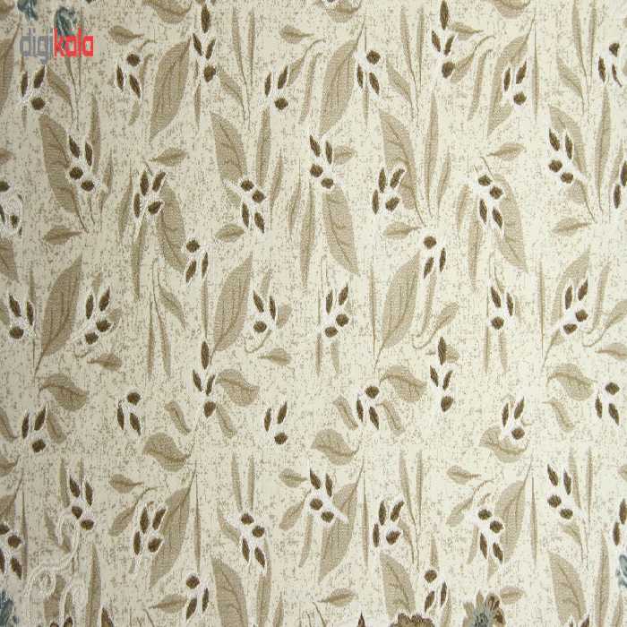 فرش ماشینی زمرد مشهد طرح 1725 زمینه آبی