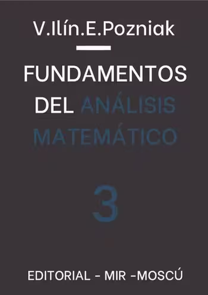 خرید و دانلود نسخه کامل کتاب Fundamentos Del Análisis Matemático