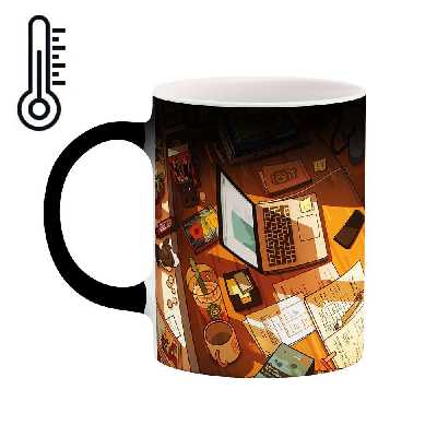 ماگ حرارتی طرح سگ chill کرده مدل mgp00359