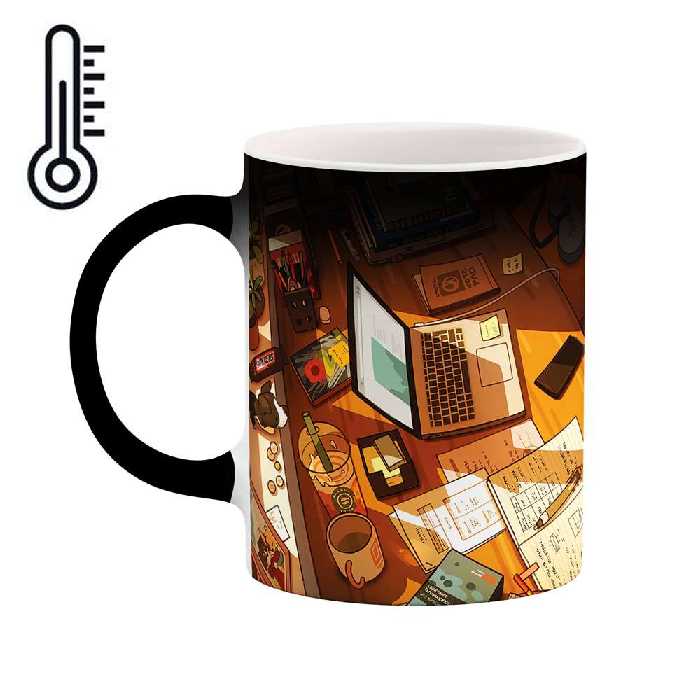 ماگ حرارتی طرح سگ chill کرده مدل mgp00359