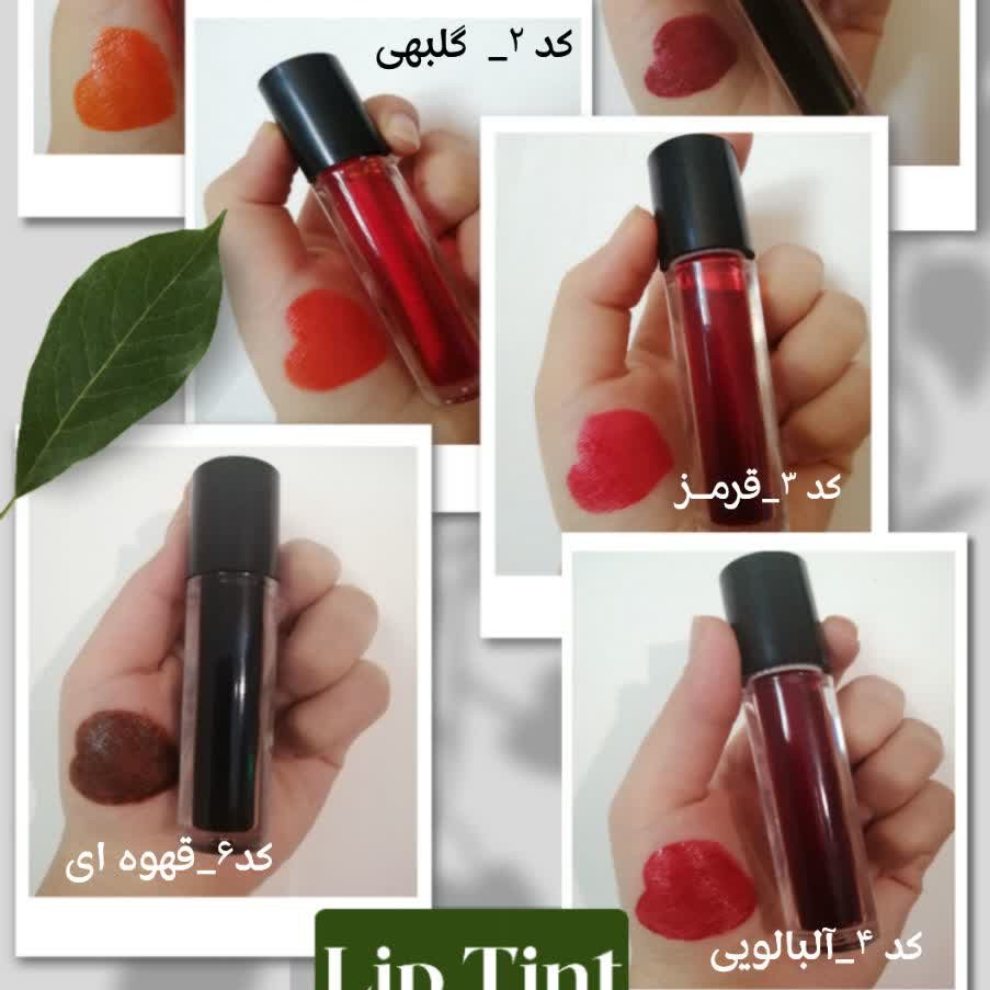 تینت لب گیاهی و ارگانیک ( در رنگ های مختلف)