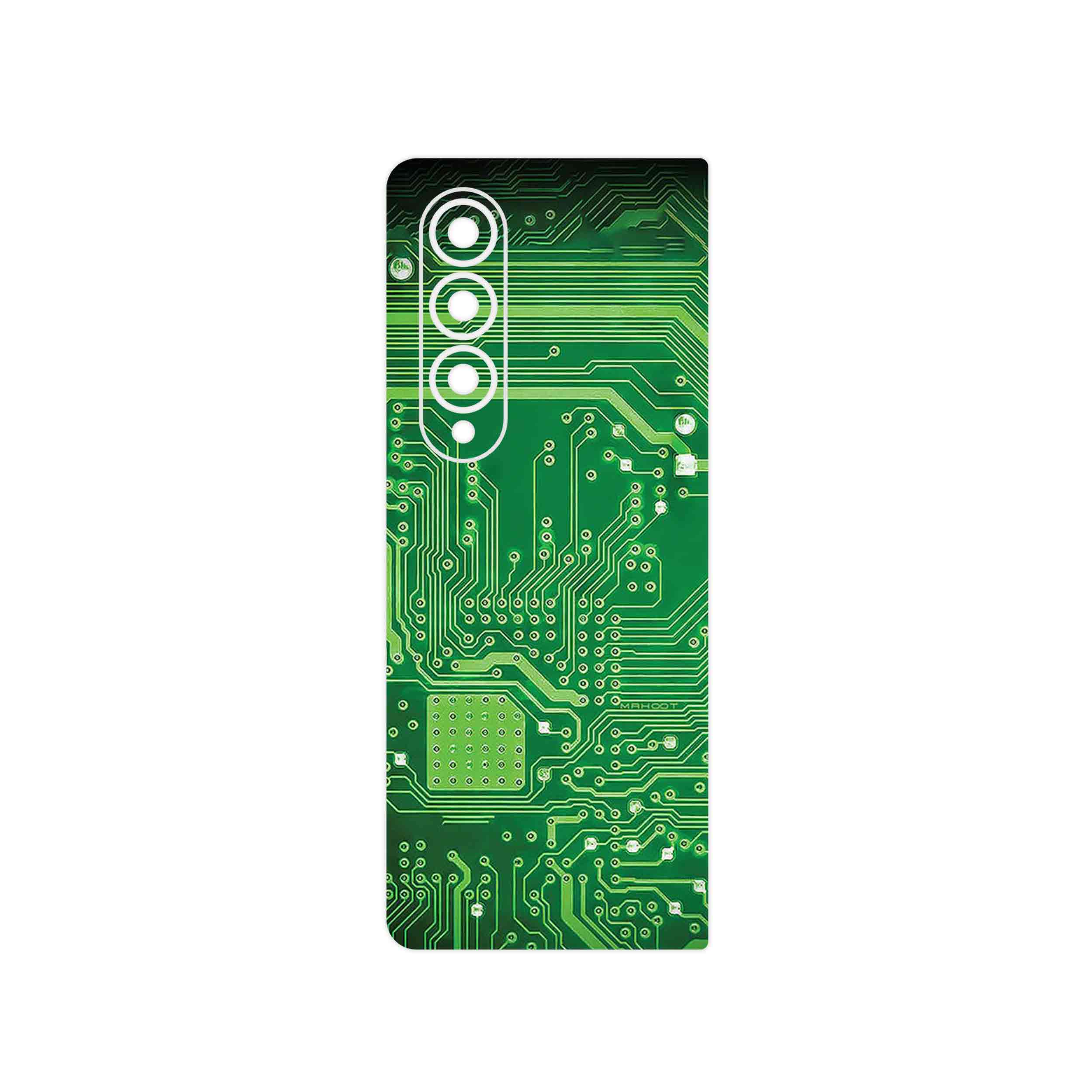برچسب پوششی ماهوت مدل Green_Printed_Circuit_Board مناسب برای گوشی موبایل سامسونگ Galaxy Z Fold4