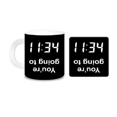 ماگ مدل متن کد 1009 به همراه زیر لیوانی