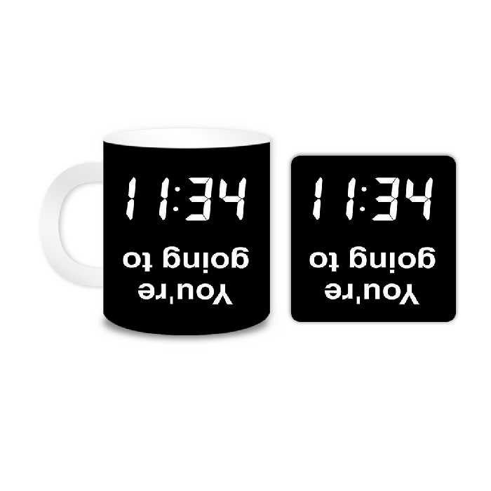 ماگ مدل متن کد 1009 به همراه زیر لیوانی