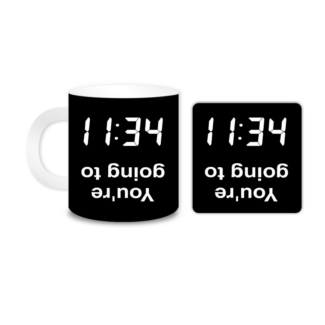 ماگ مدل متن کد 1009 به همراه زیر لیوانی