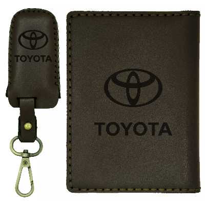 ست هدیه چرمینه اسپرت طرح تویوتا کد 55027-FOUR