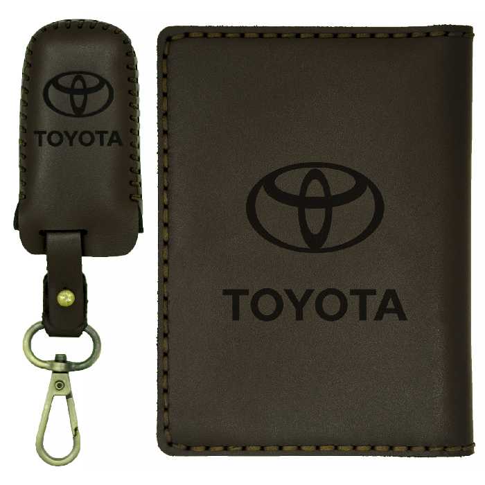 ست هدیه چرمینه اسپرت طرح تویوتا کد 55027-FOUR