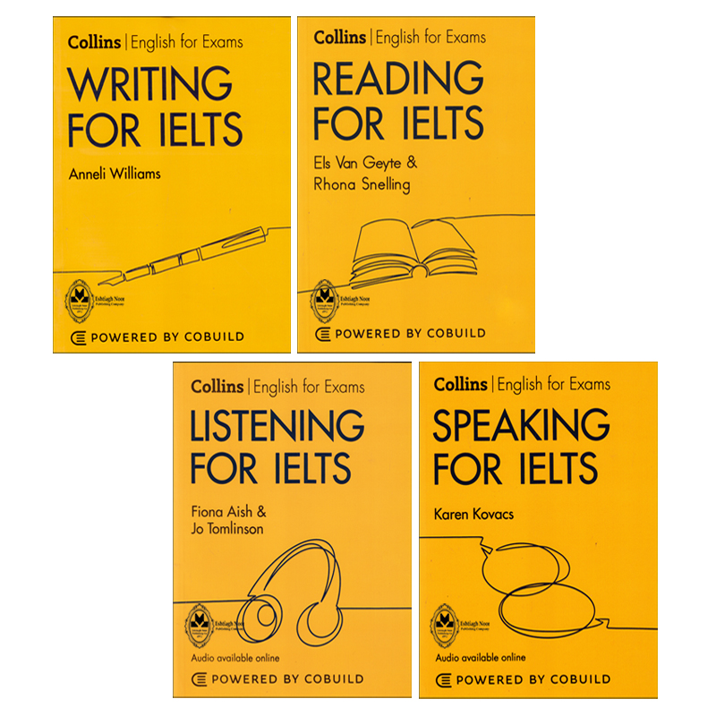کتاب Collins English For Exam Skills For IELTS Second Edition اثر جمعی از نویسندگان انتشارات اشتیاق نور 4 جلدی
