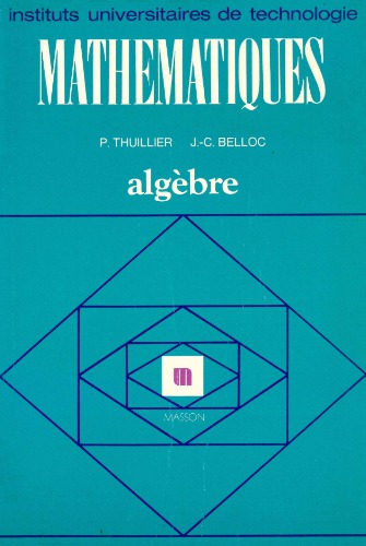 خرید و دانلود نسخه کامل کتاب Algèbre
