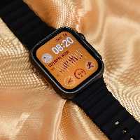ساعت هوشمند ام آر اس  watch8 luxe4  ultra رنگ مشکی
