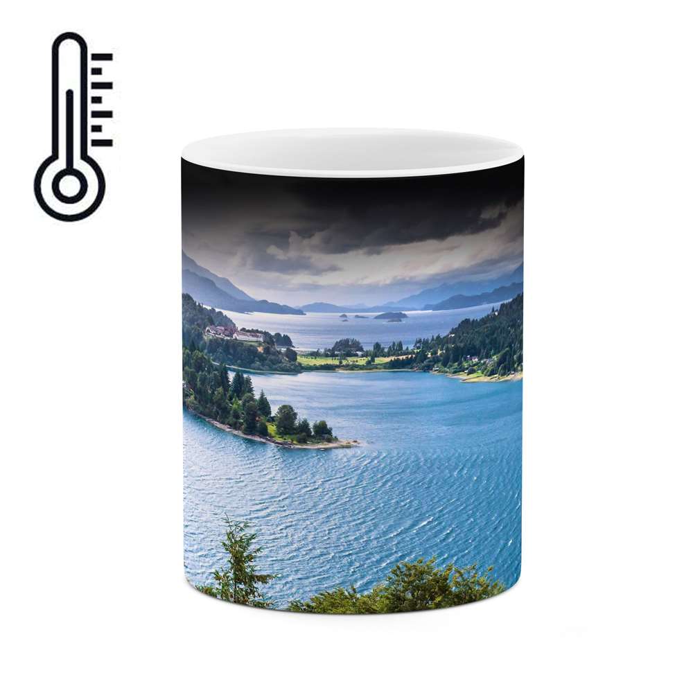 ماگ حرارتی طرح منظره رویایی و زیبا  مدل mgph14680